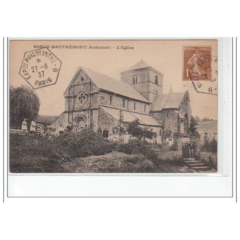 SORCY BAUTHEMONT (cachet expo philatélique) - très bon état