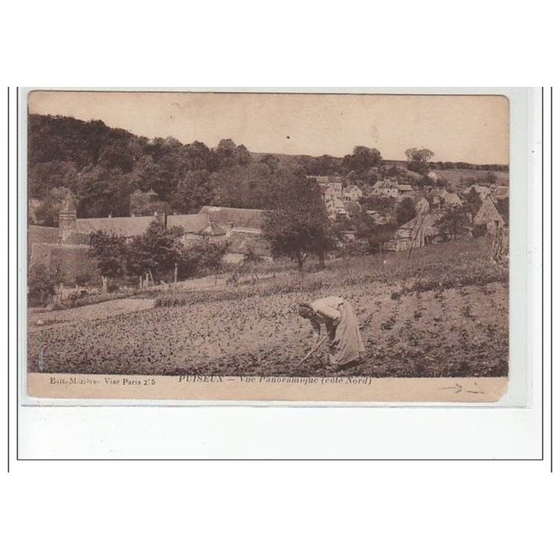 PUISEUX ()- - état (un coin manquant et un gros pli)