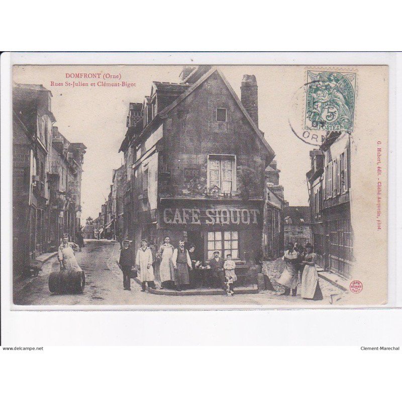 DOMFRONT: rues saint-julien et clément-bigot - très bon état