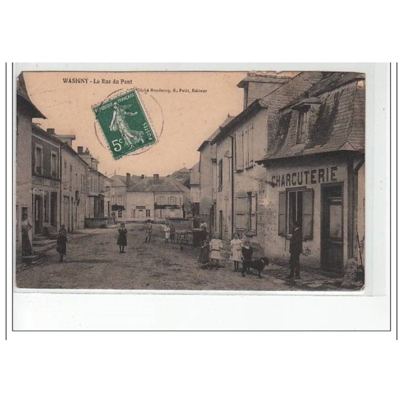 WASSIGNY  -  état (un manque et re-coupée)