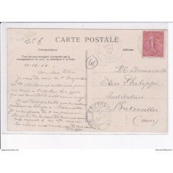 MORTAGNE: la rue sainte-croix, l'hôtel du grand cerf - très bon état