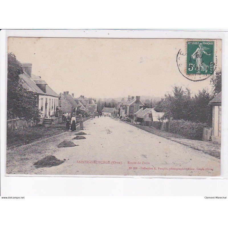 SAINTE-GAUBURGE: route de paris - état