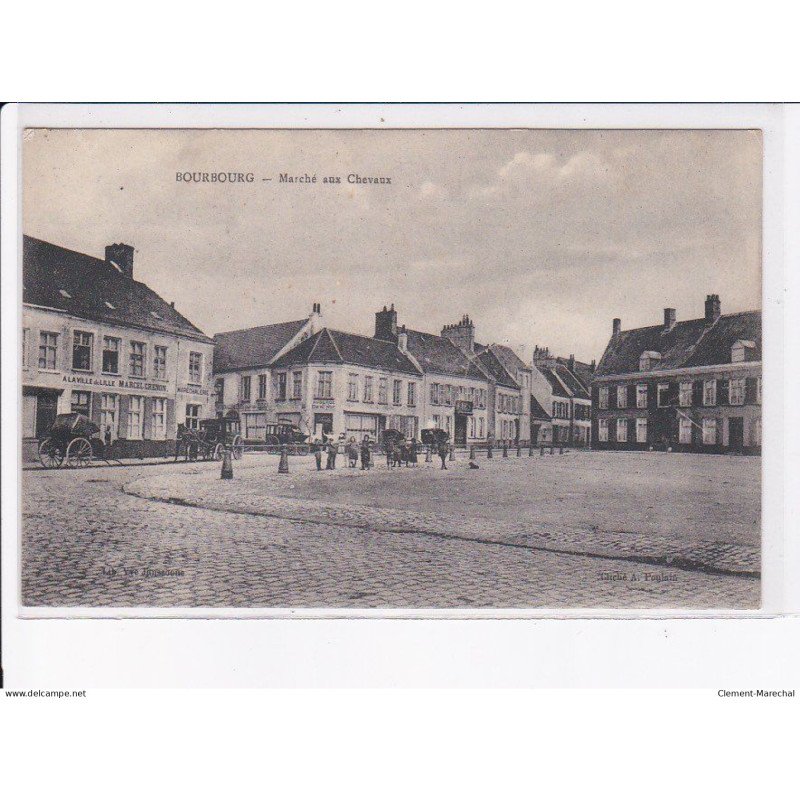 BOURBOURG: marché aux chevaux - très bon état