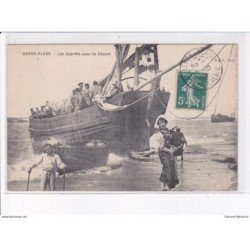 BERCK-PLAGE:les apprêts pour le départ - très bon état