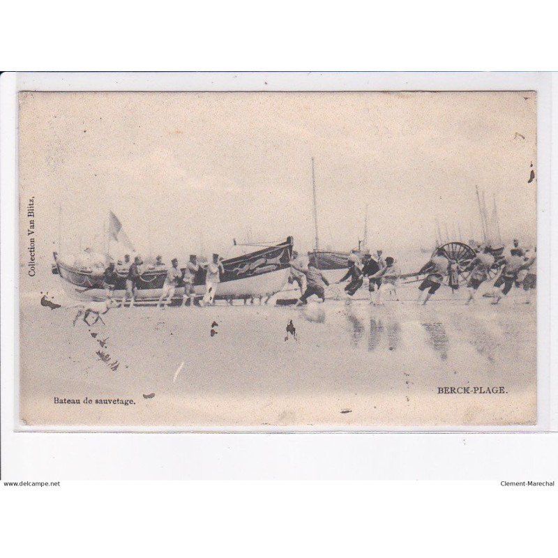 BERCK-PLAGE: bateau de sauvetage - très bon état