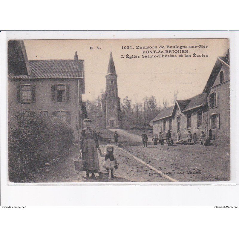 PONT-de-BRIQUES: l'église sainte-thérèse et les écoles - très bon état