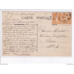 PONT-de-BRIQUES: photographie d'un bateau fait avec de la toile stéganique de pont-de-briques A. Huret,  - très bon état