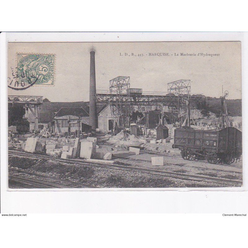 MARQUISE: la marbrerie d'hydrequent - très bon état