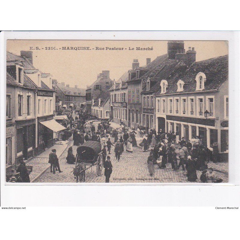 MARQUISE: rue pasteur, le marché - très bon état