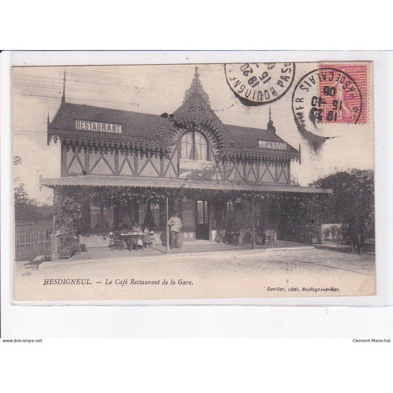 HESDIGNEUL: le café restaurant de la gare - état