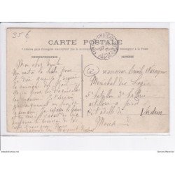 AUXI-le-CHATEAU: la place et l'église - très bon état