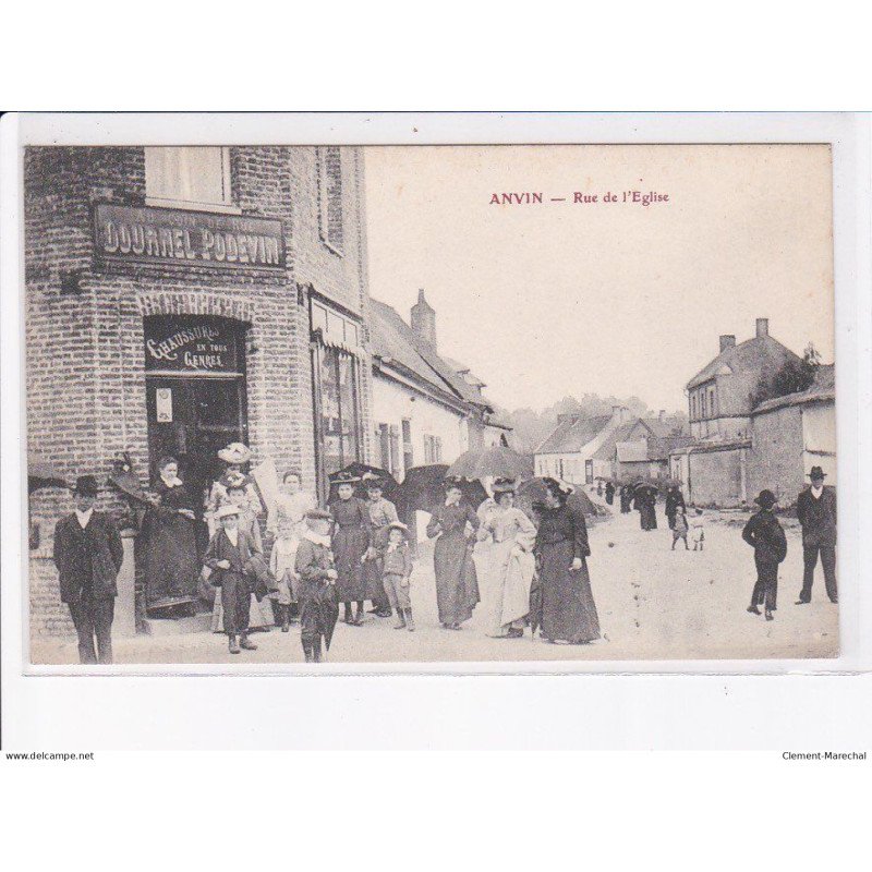 ANVIN: rue de l'église, dourmel podevin, chaussures en tous genres - très bon état