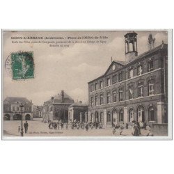 SIGNY L'ABBAYE : place de l'Hôtel de Ville - très bon état