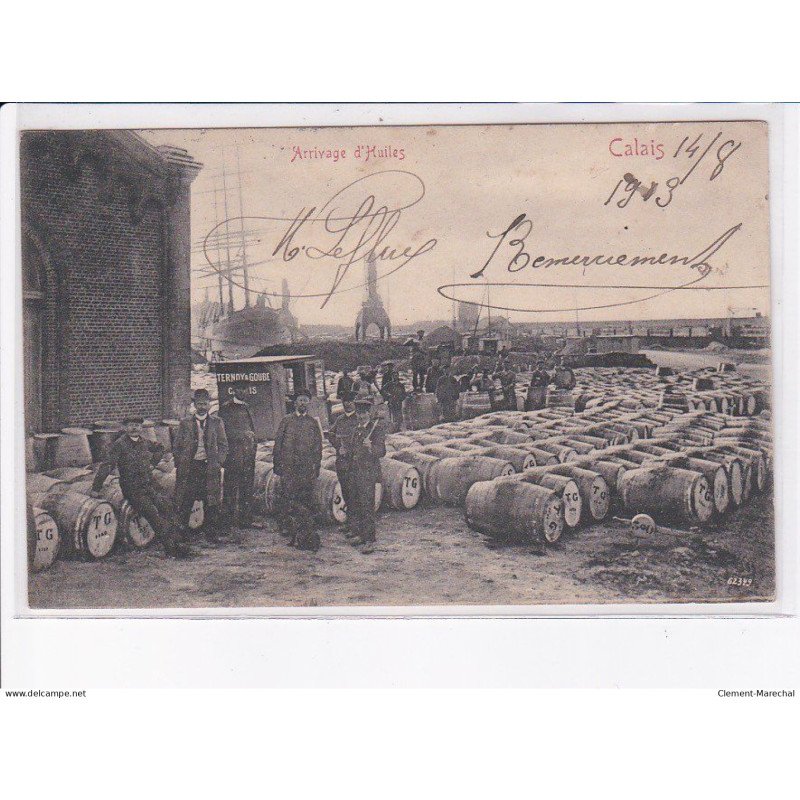 CALAIS: arrivage d'huiles - très bon état
