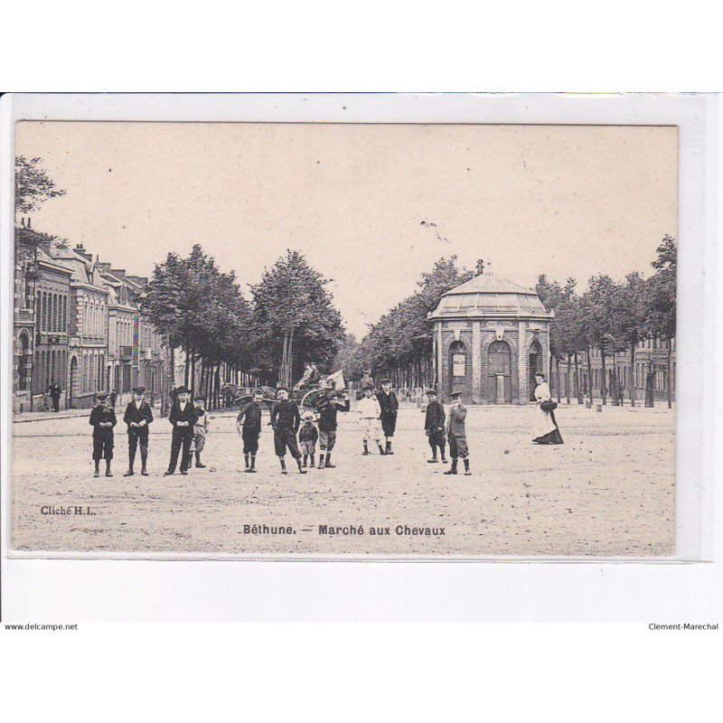 BETHUNE: marché aux chevaux - très bon état