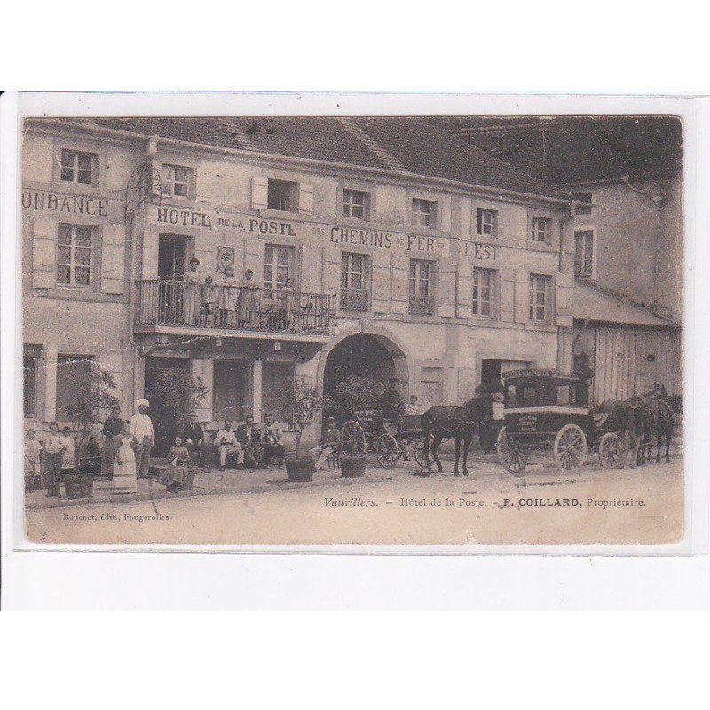 VAUVILLERS: hôtel de la poste - état