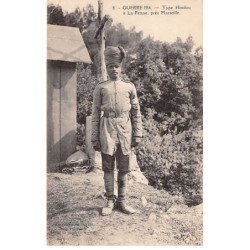 GUERRE 1914 - Type Hindou à LA PENNE près Marseille - très bon état