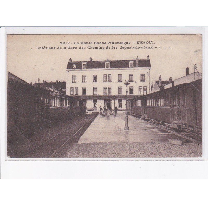 VESOUL: intérieur de la gare des chemins de fer départementaux - très bon état