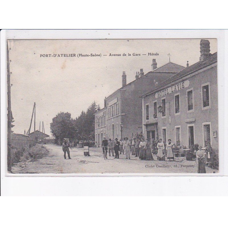 PORT-D'ATELIER: avenue de la gare, hôtels - très bon état