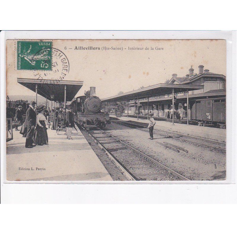 AILLEVILLERS: intérieur de la gare - état