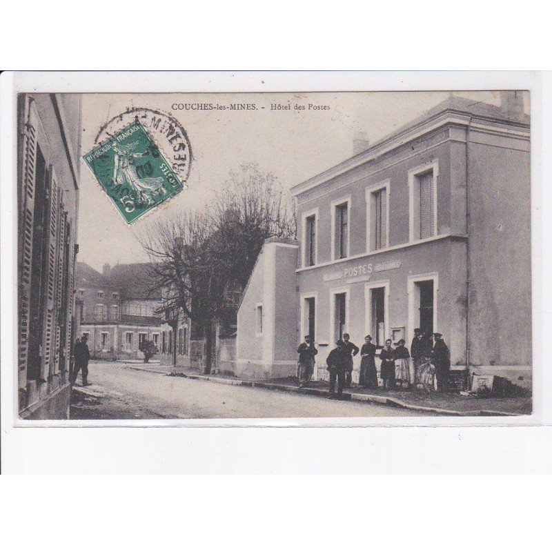 COUCHES-les-MINES: hôtel des postes - très bon état