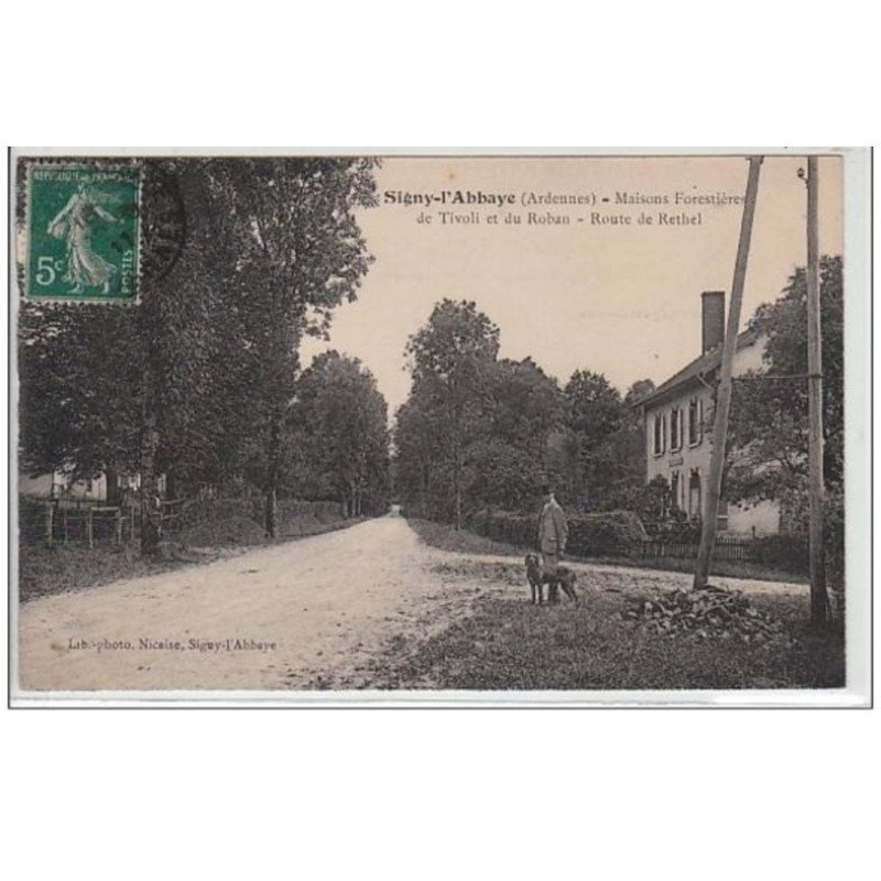 SIGNY L'ABBAYE :  maisons forestières de Tivoli et du Roban - route de Réthel - très bon état