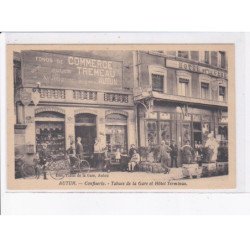 AUTUN: confiserie, tabacs de la gare et hôtel terminus, commerce tremeau, fonds de jules - très bon état