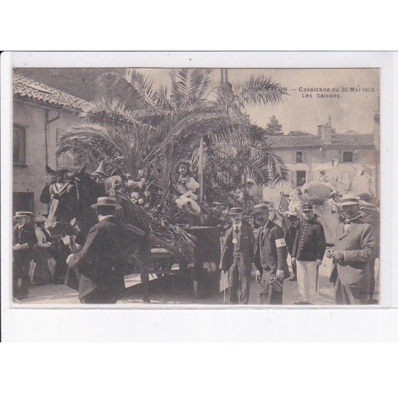 MACON: cavalcade du 30 mai 1909, les saisons - très bon état