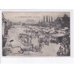 SAINT-GERMAIN-du-BOIS: le marché - état