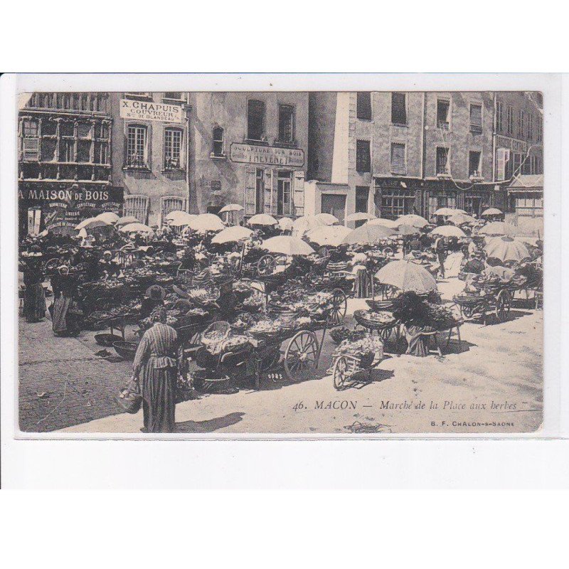 MACON: marché de la place aux herbes - très bon état