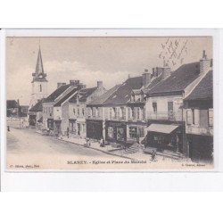 BLANZY: église et place du marché - très bon état