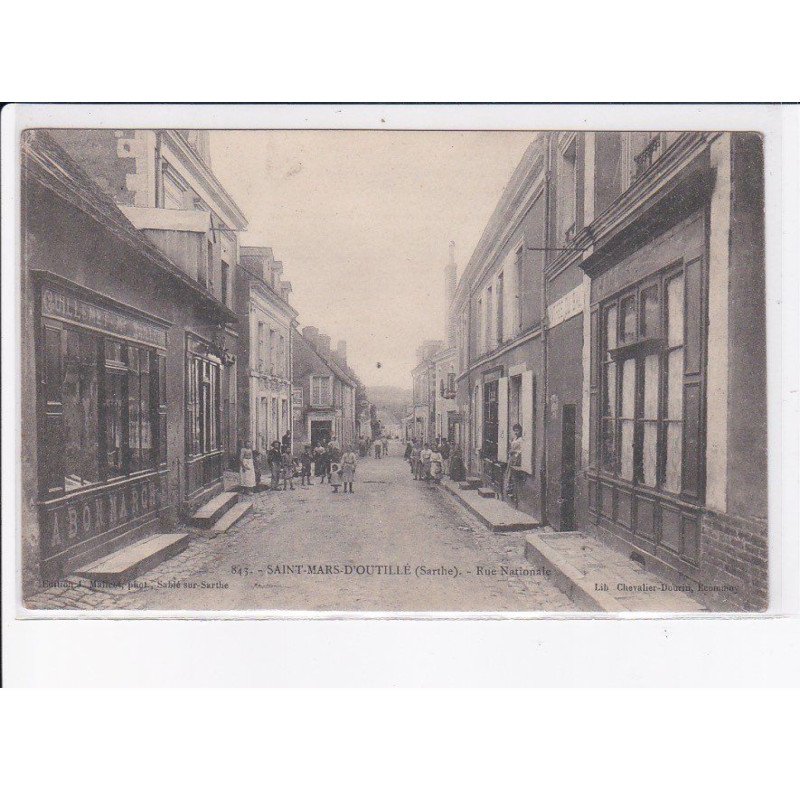 SAINT-MARS-D'OUTILLE: rue nationale - très bon état