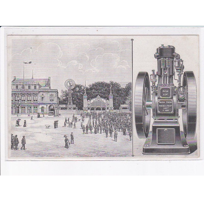 SARTHE: moteur pineau, pineau et ragot - très bon état