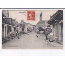 CHENU: scène de village - très bon état