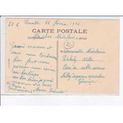 LA CHARTRE-sur-le-LOIR: un coin de la place de la liberté et rue de la madeleine - très bon état