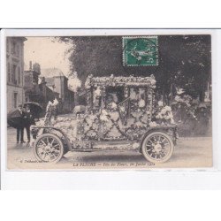 LA FLECHE: fête des fleurs, 1er juillet 1912, automobile - très bon état
