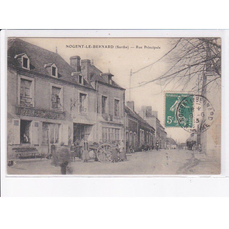 NOGENT-le-BERNARD: rue principale - très bon état