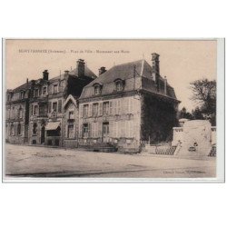 SIGNY L'ABBAYE : place de la ville - monument aux morts - très bon état