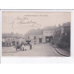 SAINT-DENIS-D'ORQUES: place de l'église - très bon état