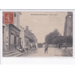 SAINT-MICHEL-de-CHAVAIGNES: place de l'église - très bon état