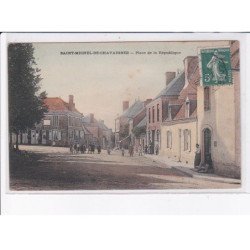 SAINT-MICHEL-de-CHAVAIGNES: place de la république - très bon état