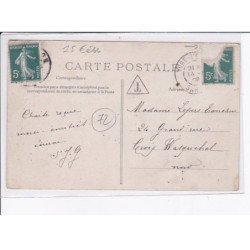 YVRE-L'EVEQUE: centre du bourg et pensionnat, automobile - état