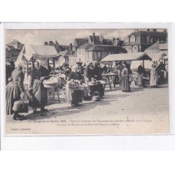 LE MANS: la place de l'eperon un jour de marché - très bon état