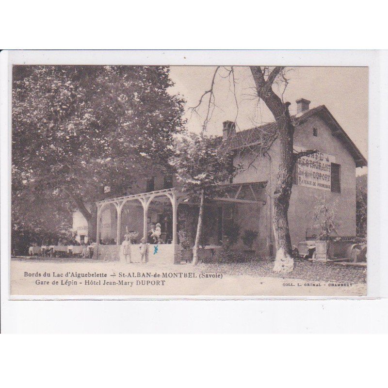 SAINT-ALBAN-de-MONTBEL: gare de lépin, hôtel jean-mary duport - très bon état