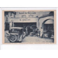 PONT-de-BEAUVOISIN: hôtel de la poste, A. Gallet, automobile, café restaurant - très bon état