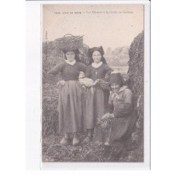 L'ILE-de-SEIN: les illliennes à la récolte du goëmon - très bon état