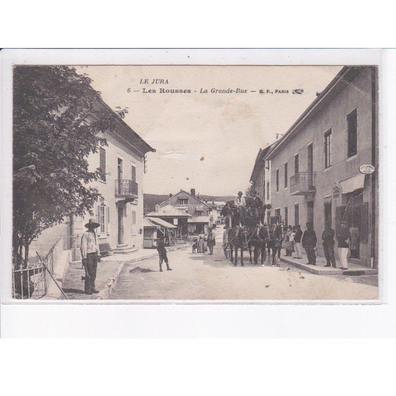 LES ROUSSES: la grande-rue - état