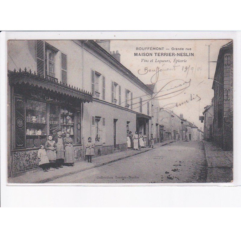 BOUFFEMONT: grande rue, maison terrier-neslin - très bon état
