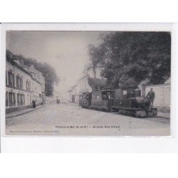 VILLIERS-le-BEL: grande rue d'aval, tramway - état