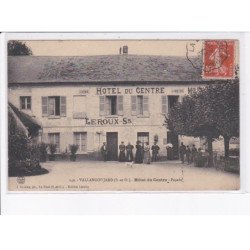 VALLANGOUJARD: hôtel du centre, façade - état